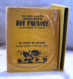 Item #22443 Les Aventures di Roi Pausole. 28 Bois Originaux de Foujita. Illustrated by Tsugouharu Foujita. Paris in the 20s, Tsugouharu Foujita.