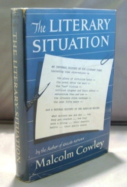 Item #22563 Literary Situation. Literary Criticism, Malcolm Cowley