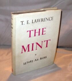 Item #22793 The Mint. Lawrence of Arabia, T. E Lawrence