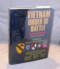 Item #22955 Vietnam Order of Battle. A Complete Illustrated Reference to U.S. Army Combat and Support Forces in Vietnam 1961-1973. Vietnam War Literature, Shelby Stanton.