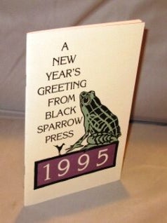 Item #25371 Confession of a Coward: A New Year's Greeting. Charles Bukowski