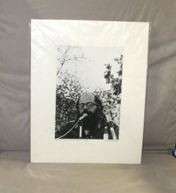 Item #25387 Allen Ginsberg/Seattle 1968. Allen Ginsberg Photograph