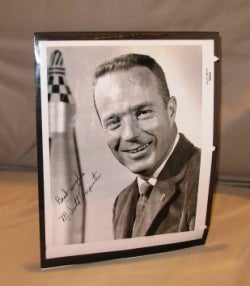 Item #25697 Signed Photograph of Astronaut of Scott Carpenter. Astronaut Signed Photograph, M. Scott Carpenter.
