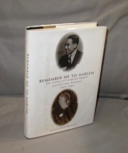 Item #26905 Remember Me To Harlem. The Letters of Langston Hughes and Carl Van Vechten,...