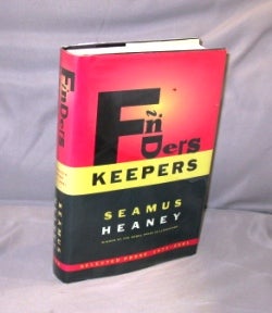Item #27159 Finders Keepers. Selected Prose 1971-2001. Poetry Essays, Seamus Heaney