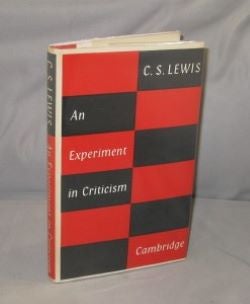 Item #27201 An Experiment in Criticism. C. S. Lewis