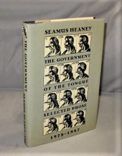 Item #27279 The Government of the Tongue: Selected Prose 1978-1987. Literary Essays, Seamus Heaney