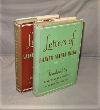 Item #28104 Letters of Rainer Maria Rilke: 2 Volumes 1892-1910 & 1910-1926. Poetry Letters, Maria...