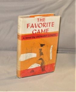 Item #28158 The Favorite Game. A Novel. Leonard Cohen