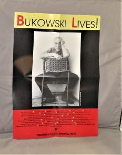 Item #28260 Bukowski Lives Poster. Bukowski.
