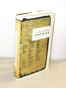 Item #28451 Walter Benjamin's Archive. Images, Texts, Signs. Walter Benjamin