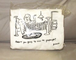Item #28626 "Aren't you going to kiss me goodnight" illustration from You Kissed Lilly. T SHIRT,...