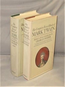Item #28747 The Complete Travel Books of Mark Twain in two Volumes. Edited with an introduction...