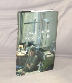 Item #29381 Notes to John. Joan Didion