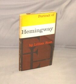 Item #29605 Portrait of Hemingway. Hemingway, Lillian Ross